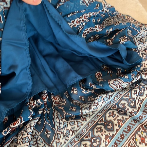 Anthropologie Sasha Ruffled Boho Print Dress NWT XS - Picture 11 of 14